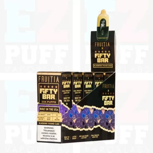 BOX OF 5 – 20K FIFTY BAR Disposable – MADE IN USA by Beard Vape