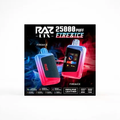 RAZ LTX 25000 caladas Desechable Recargable Pantalla HD - Fumotvapemexico