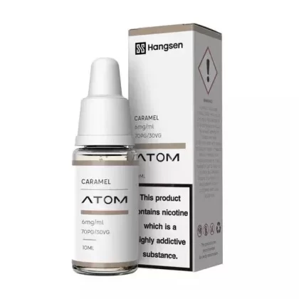 Caramel Hangsen E-Liquid Bundle 10x10ml, 70/30 PG/VG, 3,6/12/18mg