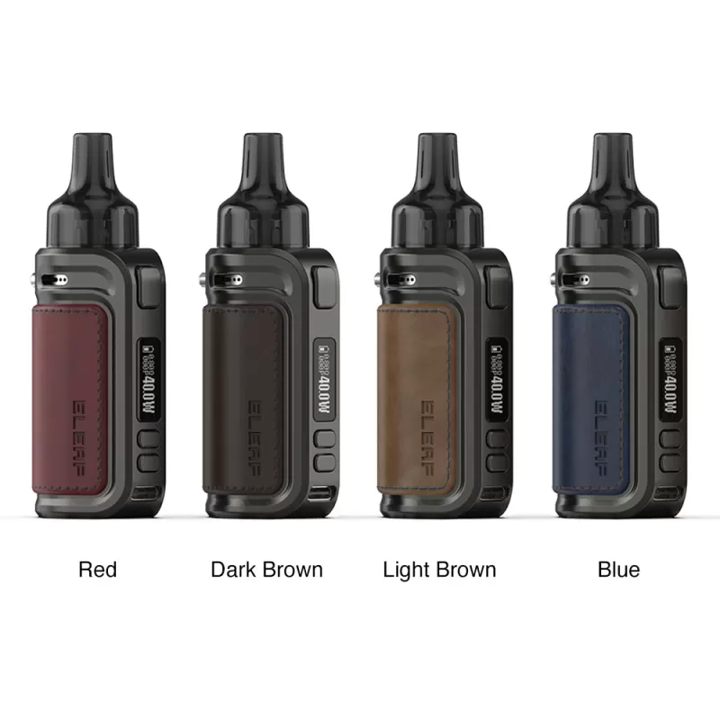 Eleaf iSolo Air Kit 40W with GTL Mini Pod Cartridge 1500mAh - Red - Image 2