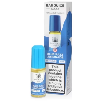 Bar Juice 5000 Blue Razz Lemonade E Liquid 10ml - Nicotine Strength#20mg>10mg