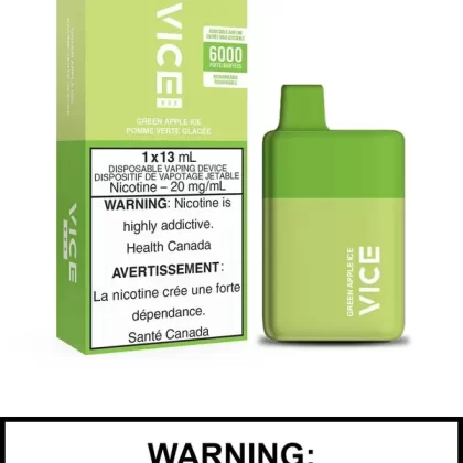Green Apple Ice by Vice Box Disposable Vape