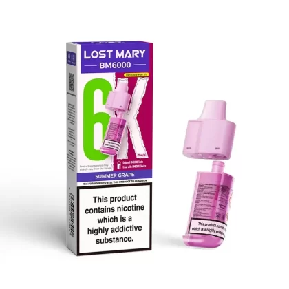 Lost Mary BM6000 Prefilled Pod Summer Grape - Ejuicewarehouse
