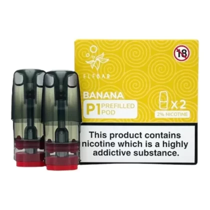 Elf Bar Mate P1 Banana Pods (2 Pack) - Ejuicewarehouse