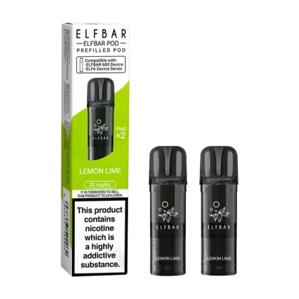Lemon Lime Elfbar 600 Pods - Ecigwizard