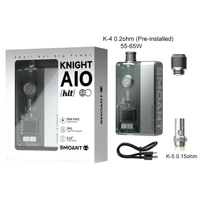 Smoant Knight AIO Boro Kit 90W - Tiffany Blue - Image 3