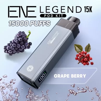 Grape Berry Elux Legend 15K Puff Prefilled Pod Kit – £6.89