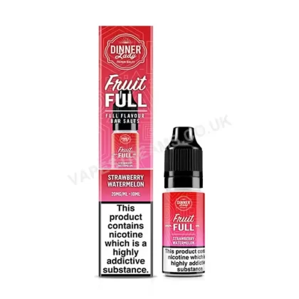 Dinner Lady Strawberry Watermelon Fruit Full Nic Salt E-Liquid - Vapestreams Co
