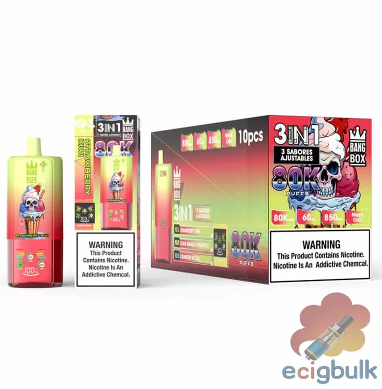 Bang Box 80000 Disposable Vape β 60ml E-Liquid, 850mAh Battery - Image 2