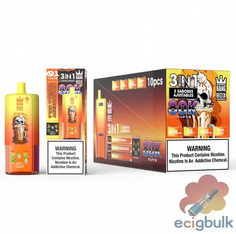 Bang Box 80000 Disposable Vape β 60ml E-Liquid, 850mAh Battery - Image 3