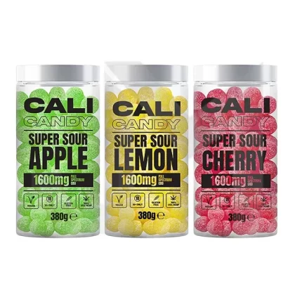 CALI CANDY 1600mg Full Spectrum CBD Vegan Sweets (Large) – 10 Flavours