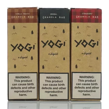 Yogi E-Liquid - No Nicotine Vape Juice - 60ml - Apple Cinnamon Granola