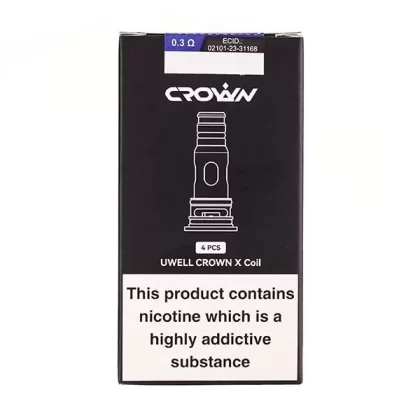 Uwell Crown X Replacement Coils - 0.3ohm, 0.6Ohm (0394B8)