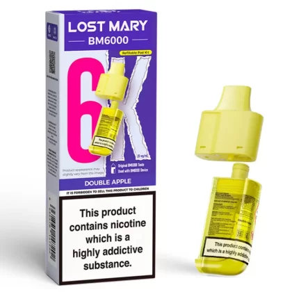 Lost Mary BM6000 Prefilled POD 0mg ZERO - Red Apple Ice