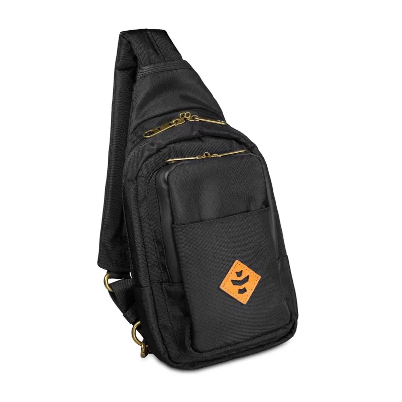 Revelry DayTripper - Large Smell Proof Crossbody Bag - Black - Image 2