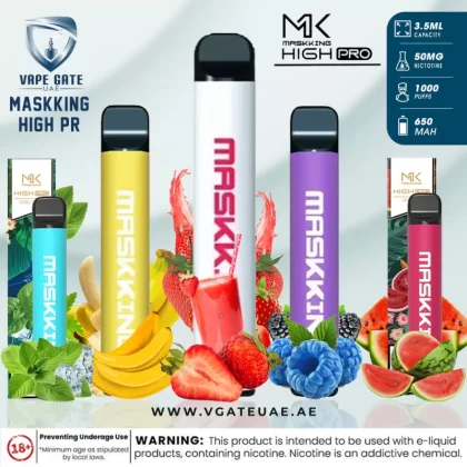 Maskking High PRO (Buy 2 Get 1 FREE) Disposable 1000 Puffs - Juice Rum
