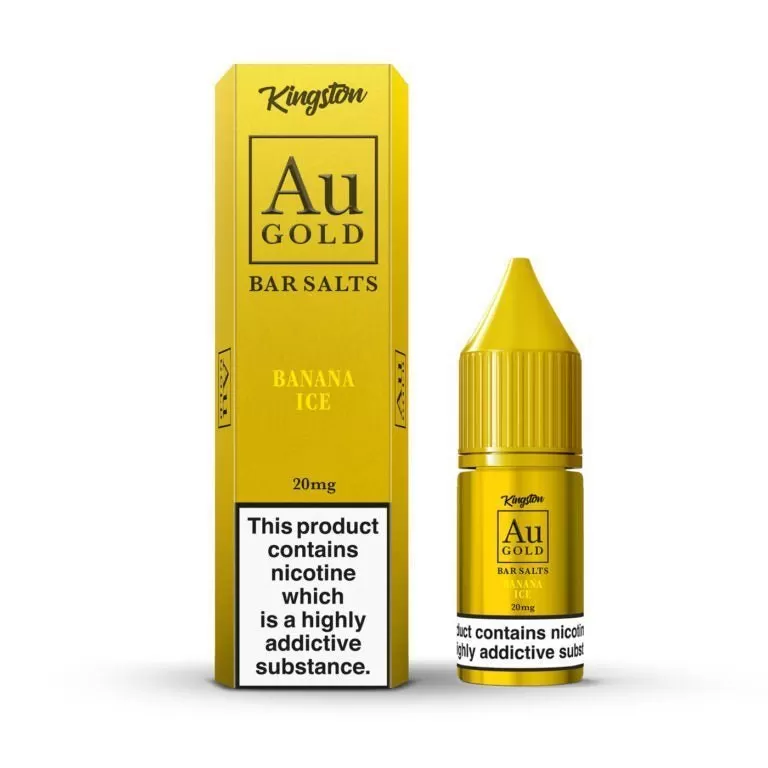 Kingston Au Gold Bar Salts 10ml E-liquids - Strawberry Raspberry Cherry Ice / 10mg - Image 2