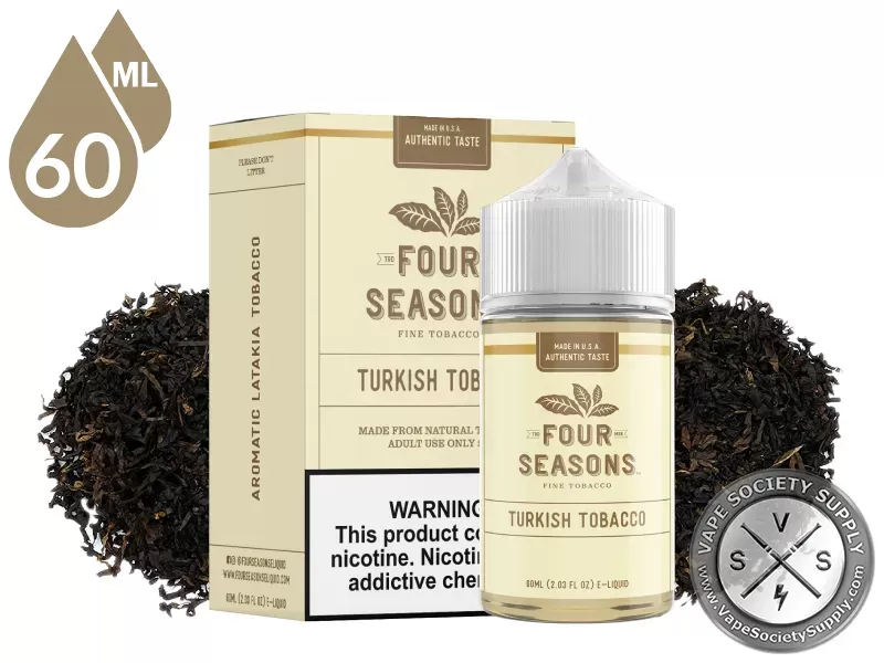 Turkish Tobacco By Four Seasons E-Liquid 60ml