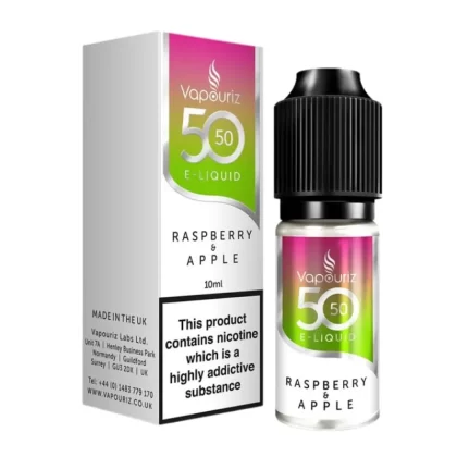 Raspberry & Apple E-Liquid 50/50 Series by Vapouriz (10ml) - 12mg
