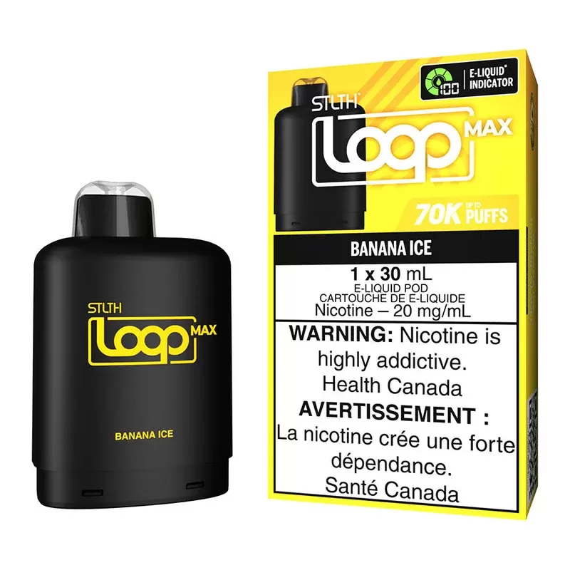 STLTH Loop Max E-Liquid Pod Pack – Banana Ice 30ml