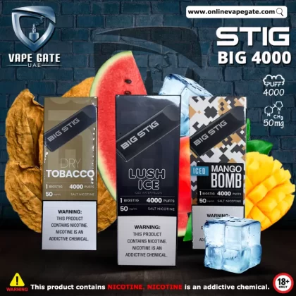 Vgod Big Stig Disposable Vape (4,000 Puffs) - 50 mg / Lush Ice