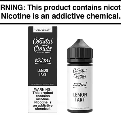 LEMON TART BY COASTAL CLOUDS 100ML - Vapejuice
