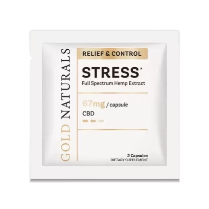 Gold Naturals CBD Oil Capsules Stress