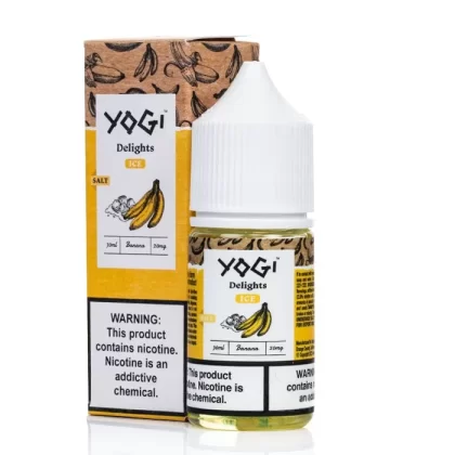 Yogi Delights Salt Banana Ice eJuice - Vape Product, Vape Product (48E00C)