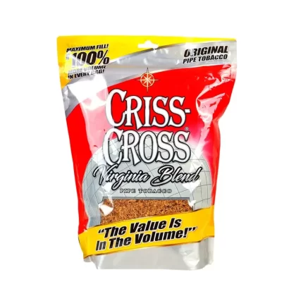 Criss Cross Virginia Blend Original Pipe Tobacco, 8oz Bag