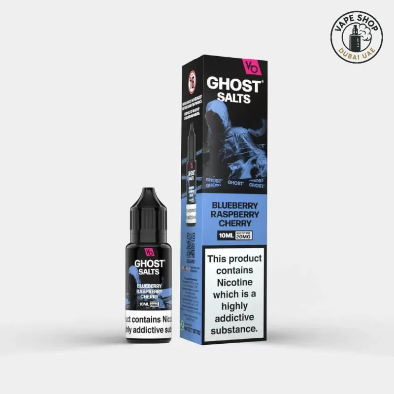 VAPES BARS Ghost Salt Nicotine 20mg of 30ml & 60ml in Dubai UAE - Blueberry raspberry cherry, Cola Ice - Image 2