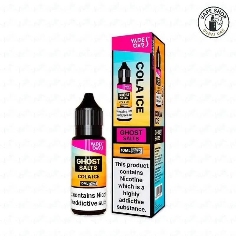VAPES BARS Ghost Salt Nicotine 20mg of 30ml & 60ml in Dubai UAE - Blueberry raspberry cherry, Cola Ice - Image 3
