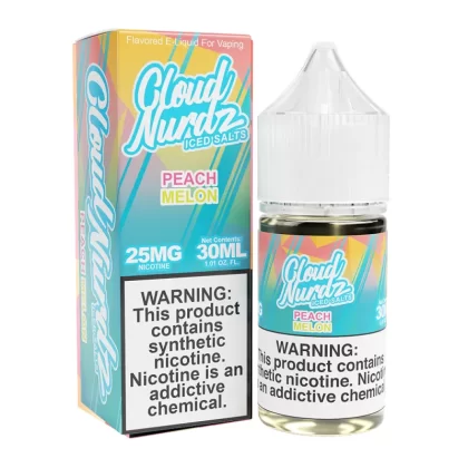 Peach Melon Ice | Cloud Nurdz Salts | 30mL