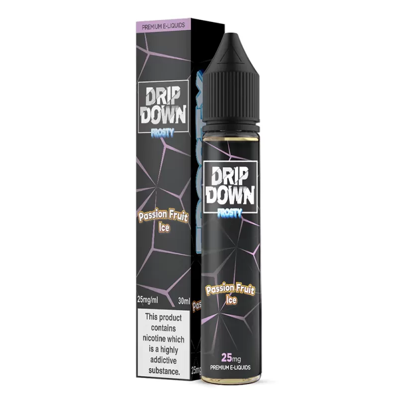 Drip Down Frosty Passion Fruit Ice Saltnic 30ml - Vape Product, Vape Product