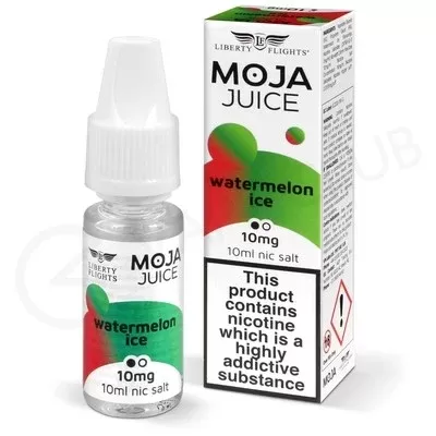 Watermelon Ice Nic Salt E-Liquid by Moja Juice