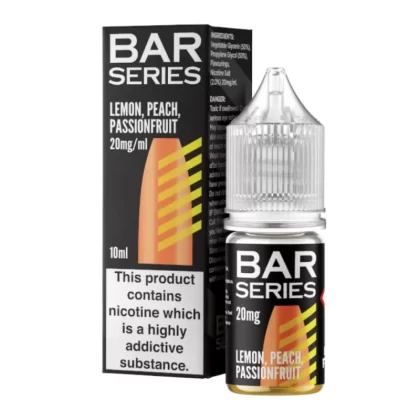 Lemon Peach Passionfruit Nic Salt E-Liquid by Bar Series (10ml) - 5mg