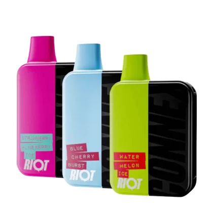 20mg Riot Connex Vape Device 1200 puffs - Apple Burst, Blue Cherry Burst; Vape Product (548AD1)