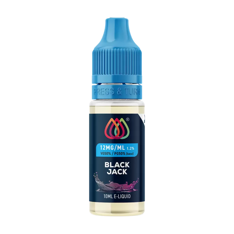 Black Jack E-Liquid by Aquavape - 10ml - 12mg - Vape Product (8EB4CF) - Image 3