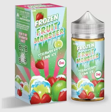 Strawberry Lime Ice by Frozen Fruit Monster Series 100mL - 0MG