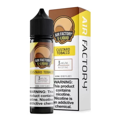 Air Factory Custard Tobacco eJuice - Vape Product; Vape Product, Vape Product (B18A6E)