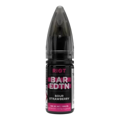 Sour Strawberry Nic Salt By Riot Squad BAR EDTN - 10mg