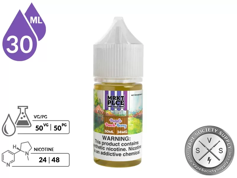 Purple Punchberry by MRKT PLCE Salt 30ml - Image 2