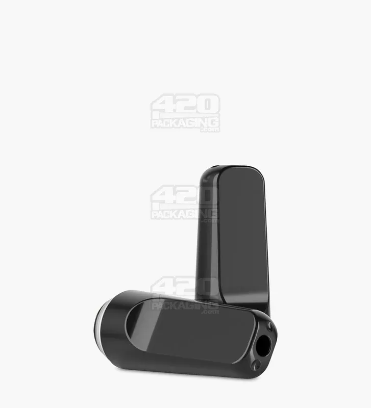 RAE | Flat Vape Mouthpiece for Hand Press Plastic Cartridges | Black Plastic – Hand Press – 400 Count