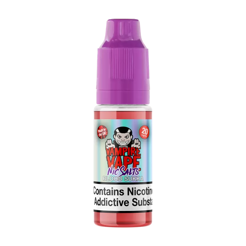 Blood Sukka Nic Salt By Vampire Vape 10ml - Ecigwizard