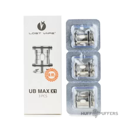 Lost Vape UB Max Coils - 0.15 ohm UB Max X1, 0.2 ohm UB Max X2