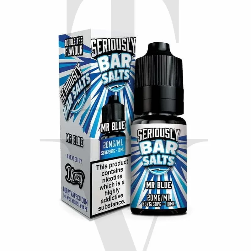 SERIOUSLY BAR SALTS MR BLUE E-LIQUID BY DOOZY