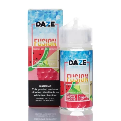 7 Daze Fusion TFN - Raspberry Green Apple Watermelon ICED - 100ml - 6mg