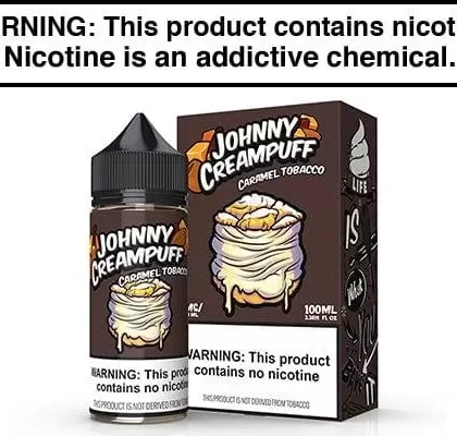 CARAMEL TOBACCO BY JOHNNY CREAMPUFF 100ML - Vapejuice