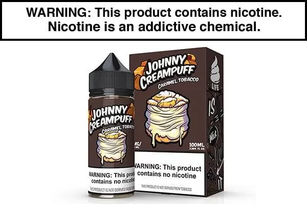 CARAMEL TOBACCO BY JOHNNY CREAMPUFF 100ML - Vapejuice