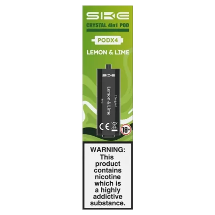 SKE Crystal 4 in 1 Pods – Lemon & Lime (5 or 10 Packs)