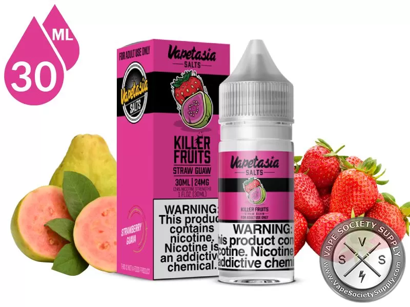 Straw Guaw Killer Fruits Vapetasia Salt 30ml